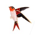thumbnail image 3 of kusrkot Enamel Easter Swallow Newborn Bird Lapel Brooch Pin Costume Multicolor 2, 3 of 9