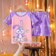 thumbnail image 1 of 14 (altura 128-138 cm) StellalouStella3Summer Pijamas para niños Pantalones superiores Conjunto de pijamas de oso de dibujos animados Ropa para niños y niñas Pijamas para bebés Camiseta de manga corta esquí esquí Gafas de esquí, 1 of 2
