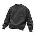 thumbnail image 6 of Mineart Men's Crewneck Sweatshirt Long Sleeve Fall Oversized Pullover Tops Loose Fit Athletic Comfy Basic Shirts, 6 of 7