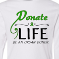 thumbnail image 4 of Inktastic Donate Life-Be an Organ Donor Long Sleeve Youth T-Shirt, 4 of 5