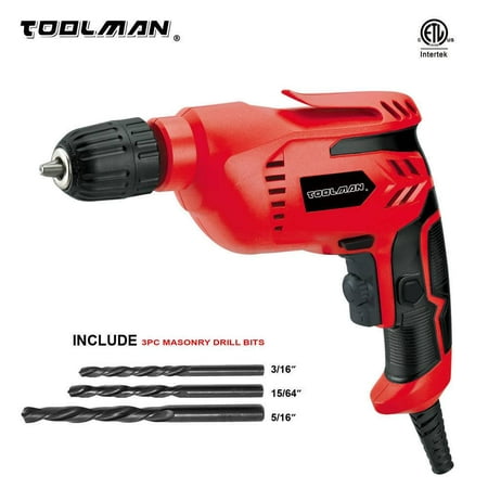 Toolman Electric Power Drill Driver 3/8