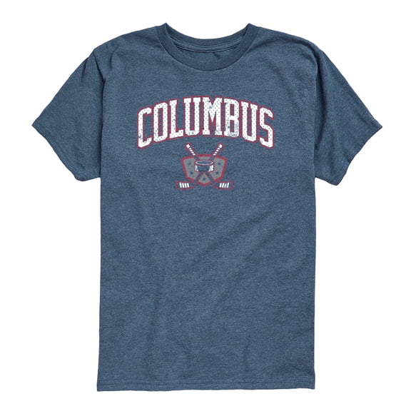 Instant Message - Columbus Hockey Toddler Short Sleeve Graphic T-Shirt