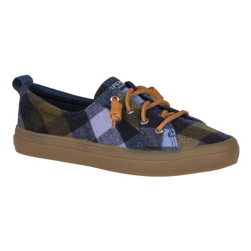 sperry women's plaid sneakers