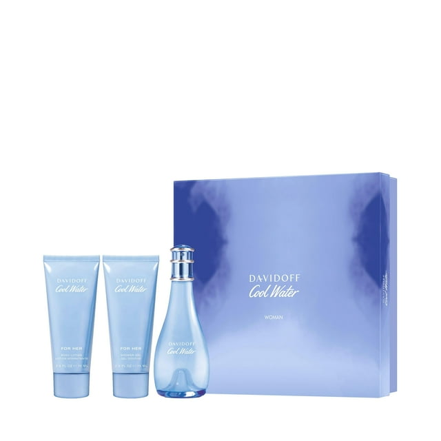 Set de regalo Perfume Davidoff Cool Water para mujer, 100 ml EDT