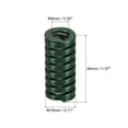 thumbnail image 2 of Resorte de troquel de compresión Unique Bargains 2uds 18mm OD 40mm Largo Verde, 2 of 6