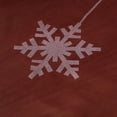 thumbnail image 5 of Vikakiooze 1PCS Christmas Snowflake Curtain Tulle Window Treatment Voile Drape Valance, 5 of 8