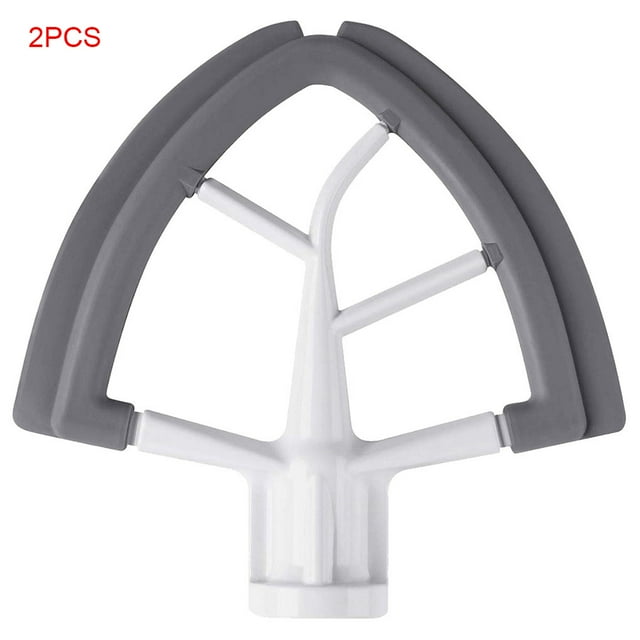2 Pcs Batteur Plat Tête Inclinable Palette de Mélangeur Électrique Remplacement pour Kitchenaid