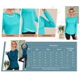 thumbnail image 6 of Weardear Long Sleeve Workout Tops for Women Crewneck Yoga Shirts Lightweight Athletic Gym Running Sport Casual T-Shirt, 6 of 6