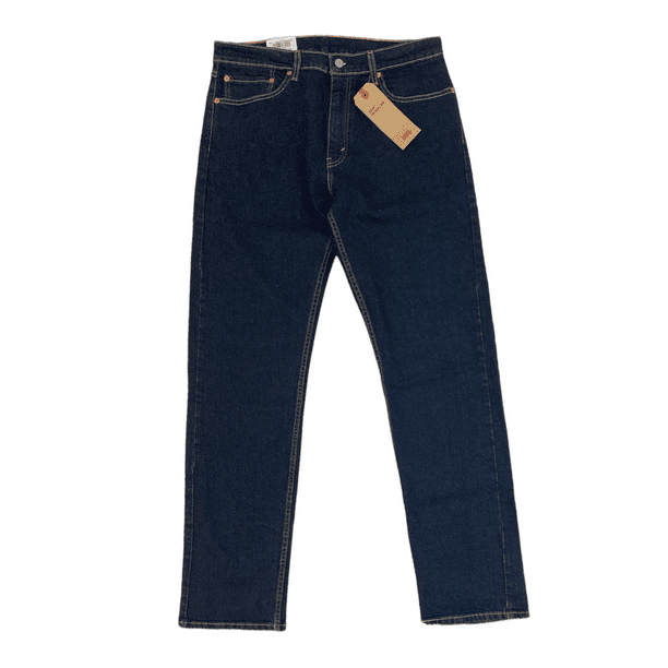 Levi's Men's Stretch Classic Straight Leg 505 Regular Fit 5-Pocket Jeans  (Dark Wash, 36x34) 