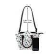 thumbnail image 4 of Lsque Colorful Hat Snowman Pattern Leather Rivet Shoulder Bag – Elegant Genuine Leather & Microfiber PU Crossbody with Detachable Adjustable Strap, 4 of 5
