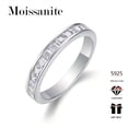 thumbnail image 2 of S925 Silver Moissanite Ring With 18K Gold Plated, Women's High Quality and Fashion Gift For Birthday/ Wedding Engagement/ Banquet/ Valentine's Day/ Anniversary, 2 of 10