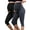 3-Black/gray(8" short 2 pack), variant on Women's Maternity Capri Leggings over The Belly Pregnancy Yoga Pants Workout Activewear Leggings 2-Pack