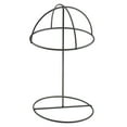 thumbnail image 2 of Soporte de metal resistente para gorras de béisbol, organizador de almacenamiento para pelucas y otros artículos deportivos. Negro, 2 of 6
