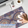 thumbnail image 4 of Long Mouse Pads for Desk,Multicolor Ethnic Geometric Pattern (4) Desk Mats on Top Of Desks, Desk Mouse Pad Extra Large with 3mm Non-Slip Base and Stitched Edge for Gaming,Office,Work,Home 31.5"x11.8", 4 of 6