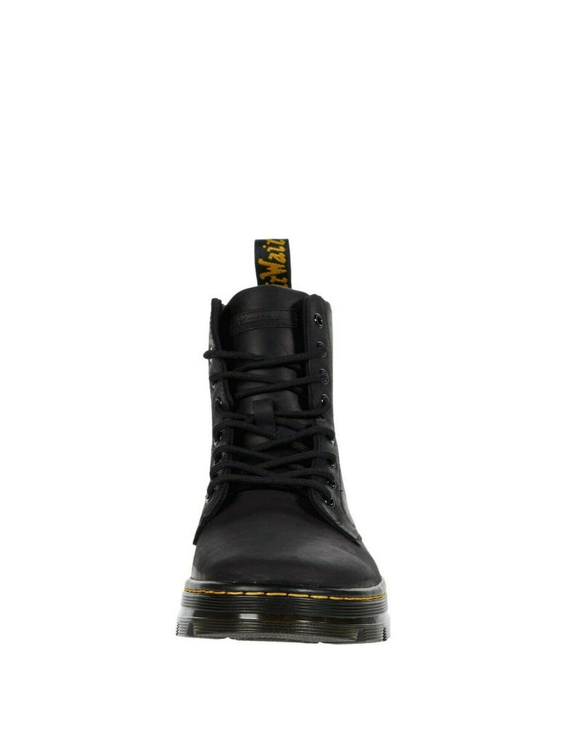Dr. Martens unisex adult Lace Fashion Boot, Black Wyoming, 9