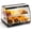 Black, variant on PYY 2-Tier Commercial Countertop Pizza and Food Warmer Display Case with LED Lighting Silver,400W