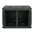 thumbnail image 4 of Tripp Lite 12U Wall Mount Rack Enclosure Server Cabinet Side Mount Wallmount - Rack cabinet - wall mountable - black - 12U - 19", 4 of 10