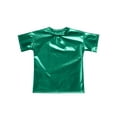 thumbnail image 3 of Doomiva Boys Girls Modern Hip Hop Jazz Dance Outfit Kids Metallic Shiny Short Sleeve T-shirt with Sparkly Jogger Pants Green 180, 3 of 7