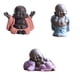 thumbnail image 1 of 3 Piezas de Cerámica Bonita Pequeña Estatua de Buda Feliz Maitreya Estatuilla Decorativa perfecl Estatua de Buda, 1 of 4