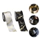 thumbnail image 4 of 2 rollos del bloqueo de oro premium Bloqueo de poliéster regalo de envasado de cinta de regalo, 4 of 6