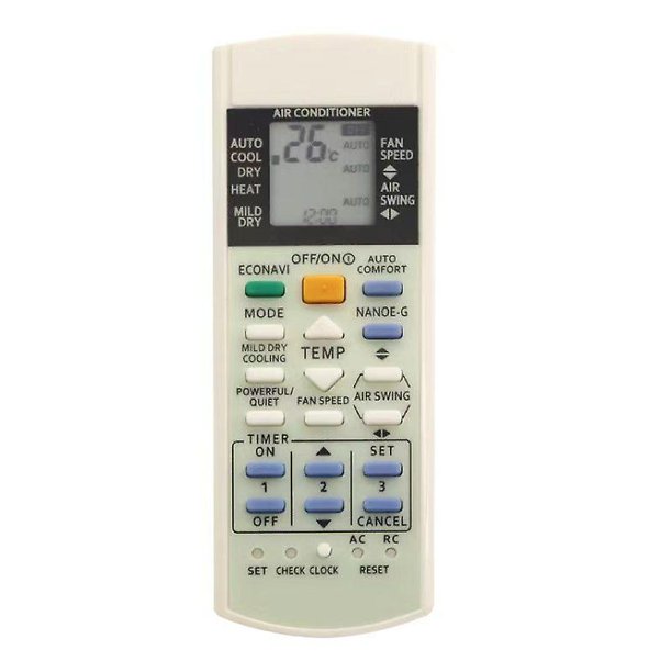 1 control remoto de repuesto para aire acondicionado Panasonic A75c3300