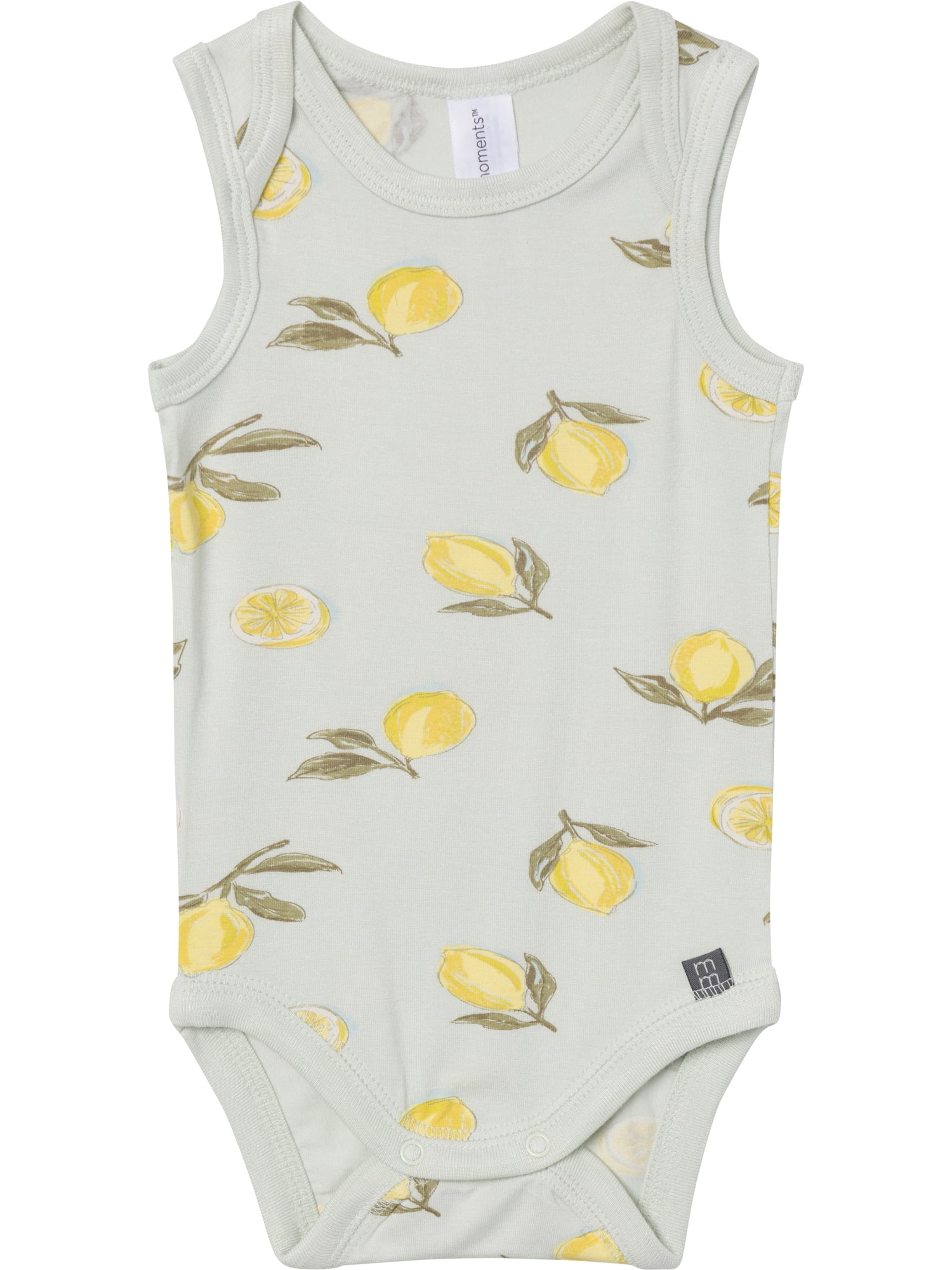 Modern Moments by Gerber Baby Neutral Viscose Sleeveless Bodysuit and Short Outfit Set, 2-Piece, Sizes Newborn - 12 Months
