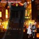 thumbnail image 2 of Fantasma colgante de Halloween, cortina de fantasma volador aterrador de Halloween, cortina de puerta de esqueleto de Halloween, con luces LED y sonidos, para decoraciones colgantes de Halloween, 2 of 5