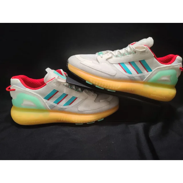 ?Adi - das ZX 5K Boost Athletic Sneakers Running Shoes White Trainer GW3040 Sz 11.5