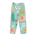 thumbnail image 4 of Kdxio Women's Comfy Stretch Elephant and FlowersPrint Drawstring Pajama Pants-Medium, 4 of 9
