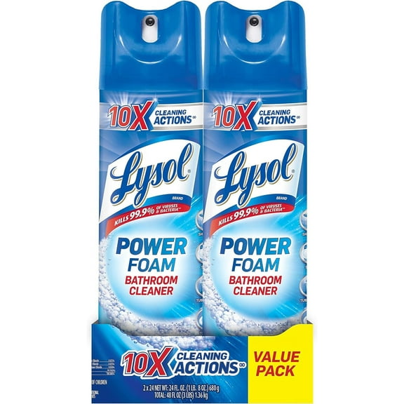 Lysol Bathroom Cleaner Spray, Island Breeze, 48oz (2X24oz)