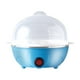 thumbnail image 2 of Mini Cocedor de Huevos de Doble Capa de Acero Inoxidable | Capacidad de 7 huevos | Apagado automático | Fácil limpieza | Vaporizador eléctrico multifuncional pequeño | Blanco, Amarillo, Azul |, 2 of 6