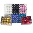 thumbnail image 3 of 24Pcs Christmas Ball Shatterproof Christmas Tree Decoration Ball Christmas Ball Ornaments Holiday Wedding Party Decoration Ball 1.6", 3 of 6