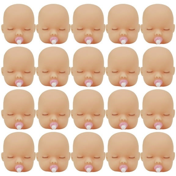 20pcs Doll Making Heads Replacing Doll Heads Doll Parts Repair Doll Heads