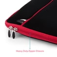 thumbnail image 4 of 14 inch Laptop Sleeve Case - Protective Sleeve Bag for 14" Notebook Computer, Water-Resistant Portable Slim Case (Red), 4 of 5