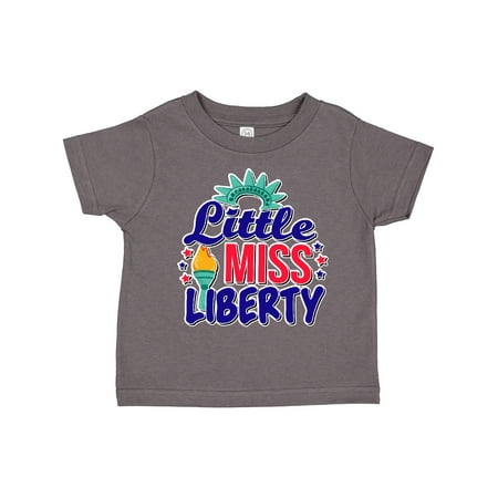 

Inktastic Little Miss Liberty for 4th of July Gift Toddler Toddler Girl T-Shirt