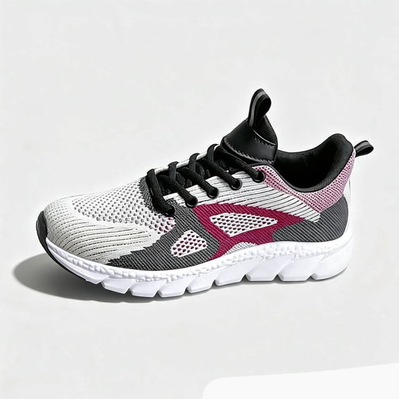KAQ Women’s Cushioned Walking Shoes, Contoured Arch Support Insole, Wide Width Comfort Casual Footwear for Daily Outdoor Walking