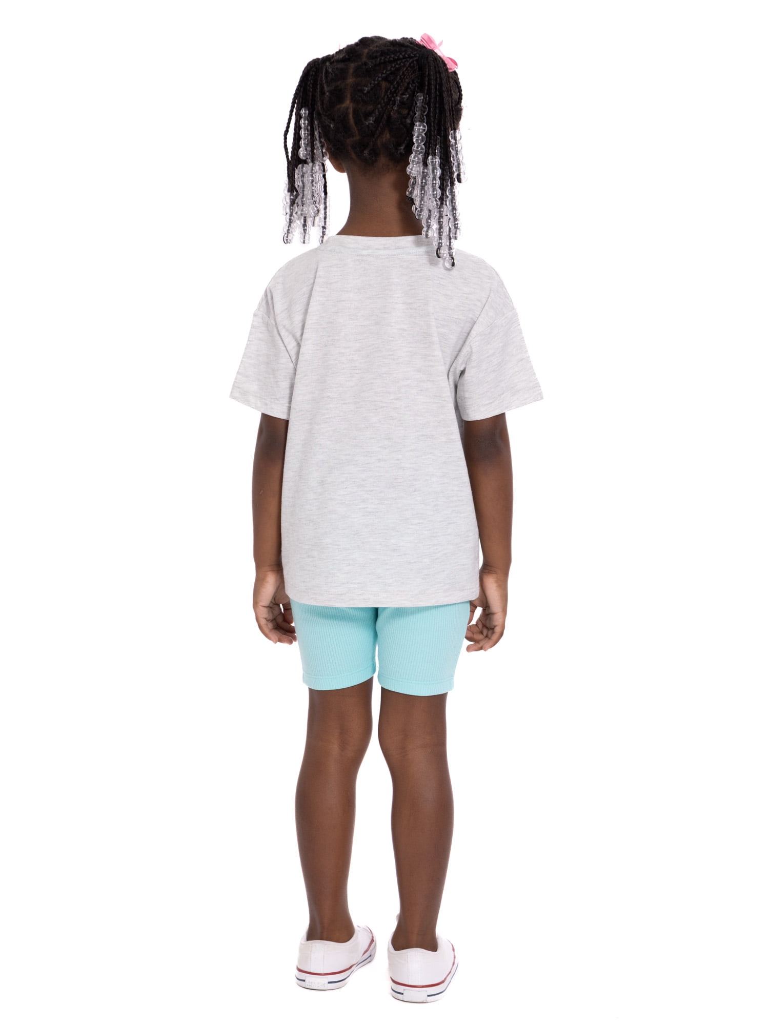 Ford Bronco Toddler Girls Graphic Tee and Bike Shorts Set, 2-Piece, Sizes 12M-5T