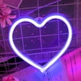 thumbnail image 6 of Neon Night Light, LED Neon Signs Night Light Heart Neon Lights Neon Lights for Kids Bedroom Battery USB Operated, 6 of 7