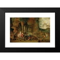 thumbnail image 2 of Workshop Of Jan Brueghel The Younger 18x13 Black Modern Framed Museum Art Print Titled - Venus in the Forge of Vulcan, 2 of 5