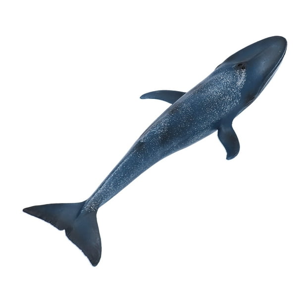 Juguete de ballena azul figura de ballena azul popular Mini figura de animal marino pintada a mano realista para regalo de vacaciones para estimular la imaginación y la ANGGREK Otros
