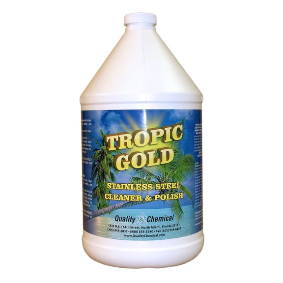 Tropic Gold Stainless Steel Polish / 1 Gallon (128 oz.)