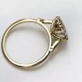 thumbnail image 3 of 2Ct Lab Created Diamond Asscher Cut Art Deco Style Engagement Ring 14K Yellow Gold Plated, 3 of 5