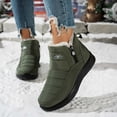 thumbnail image 2 of DeHolifer Boots for Women Plus-Size Fleece-Lined Thick-Soled Warm Comfortable Snow Boots with Zipper, 2 of 8