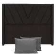 thumbnail image 1 of Cabecera Queen Size Dicasa Aurora Negro + 2 Almohadas, 1 of 11