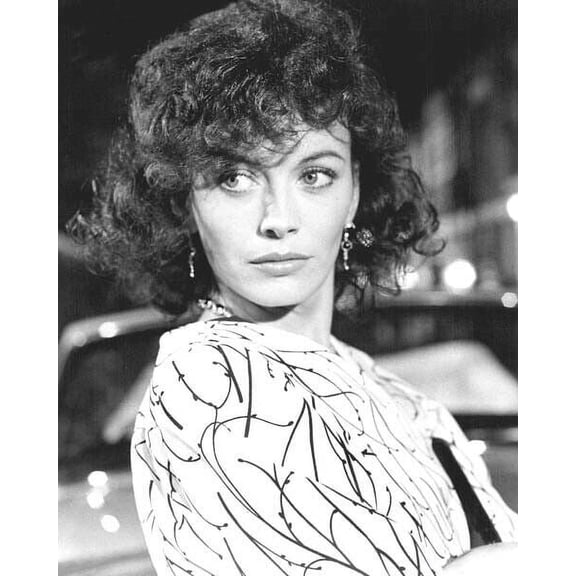 Lesley Anne Down 1980 glamour portrait Rough Cut 8x10 inch photo