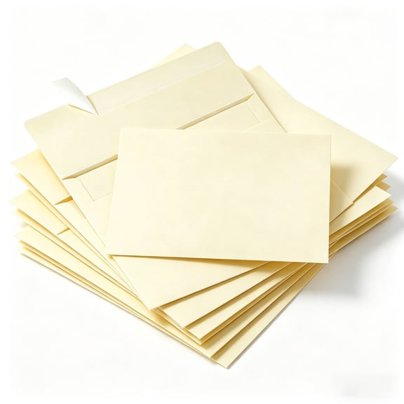 50 Pieces A7 Envelopes Colorful 5x7 Envelopes for Greeting Cards, Birthday, Weddings, Baby Shower Invitation Cards