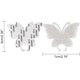 thumbnail image 2 of 6 pegatinas para coche, para decorar parachoques, ventanas y portátiles, con diseño de mariposas y diamantes de imitación., 2 of 7