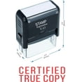 thumbnail image 2 of StampExpression - Certified True Copy Office Self Inking Rubber Stamp - Red Ink (A-5101), 2 of 4