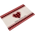 thumbnail image 5 of YIKA Valentine's Day Decor Party Supplies Valentines Day Mat Porch Door Mat Loves Romantic Holiday Decoration Mat Valentines Day Gifts, 5 of 6