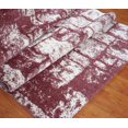 thumbnail image 3 of Ladole Rugs Contemporary Abstract Microfiber Shaggy Area Rug Cream- Rose Pink, 3x5 (2'7" x 4'11", 80cm x 150cm), 3 of 5